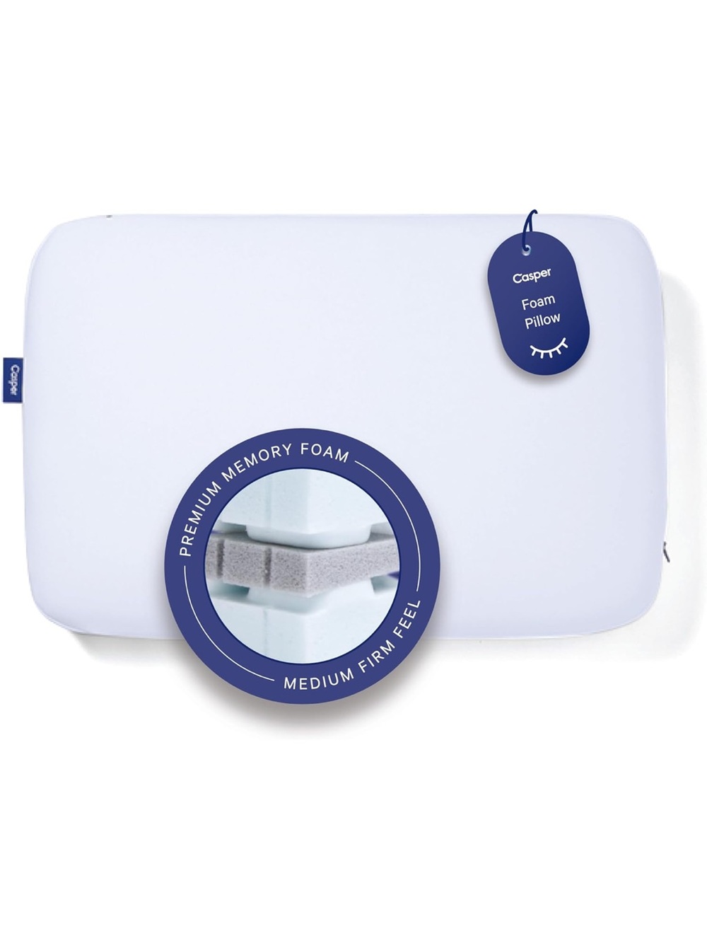 Casper Foam Pillow - White
